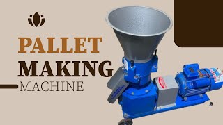 5H.P Single phase pallet making machine, cattle feed machine☎️📲📞 +91 90985 87992