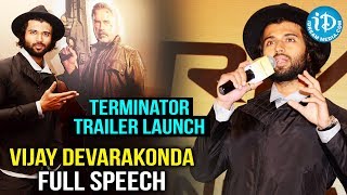 Vijay Devarakonda Full Speech || TERMINATOR Telugu Movie Trailer Launch || iDream Filmnagar