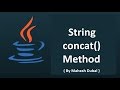 String concat() Method