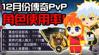 Line Rangers 數據分析EP.59 || 12月傳奇PvP角色使用率！ ||