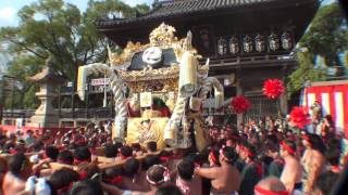 2012 平成24年 灘のけんか祭り（本宮） 松原屋台 楼門前