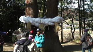 JR東日本駅からハイキング　東白石駅　2011/01/23