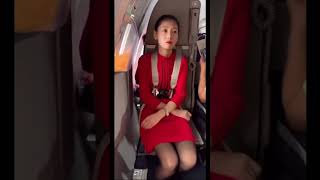 飞机上最尴尬的座位 #空乘交友 #automobile #航空 #travel #飛機 #空乘 #cabincrew #座位 #相亲