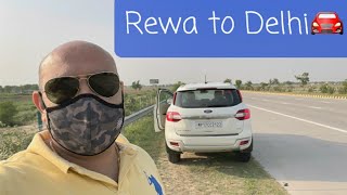 rewa to delhi || back to job @SaurabhPandeSir