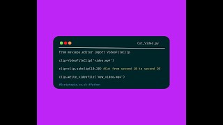 Python Moviepy - Crop a video