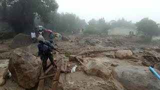 Malawi: people stranded after their homes are swept away by floodwaters | AFP