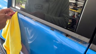 Replacing FJ Cruiser Window Weather Stripping