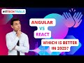 Angular vs React — Real Comparison for Beginners (2025 Guide)
