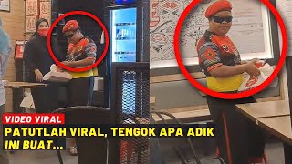 PATUTLAH VIRAL, TENGOK APA ADIK NI BUAT...