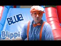 BLIPPI | Amy's Playground - Learning Colours | Learn with Blippi | Educational Videos for Kids