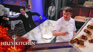 Chef Ramsay Starts Throwing Burned Food | Hell's Kitchen