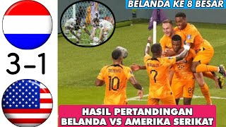BERITA BOLA TERBARU ⚽ Hasil Pertandingan Netherlands vs Amerika Serikat 3-1 | Hasil Bola Hari Ini