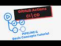 CI/CD Tutorial with GitHub Actions - Basic Concepts and Pipeline