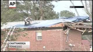 Raw Video: Storms Rip Apart Homes in Tenn.