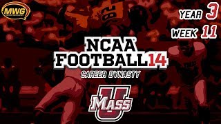 MWG -- NCAA Football 14 -- Career Dynasty -- Year 3, Week 11