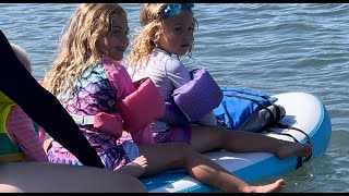 SereneLife Inflatable Stand Up Paddle Board is sturdy and fun for the whole family!