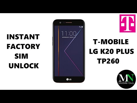 T-Mobile LG K20 Plus TP260 SIM Unlock – No Device Unlock App Needed!
