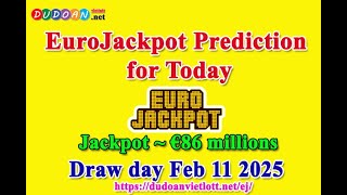 🎯 EuroJackpot Prediction for Tuesday, 11/02/2025 – €86 Million Jackpot! 💰🔥