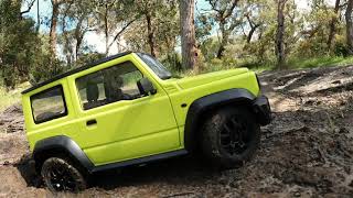 RC 4X4 The FMS 12002 1/12 scale Suzuki Jimny Riverside trail run