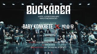 Baby Konkrete vs 박승우 | 1on1 Top8 | BA10