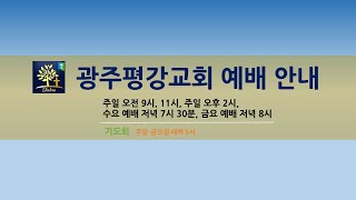 광주평강교회 수요 저녁 예배 2021-06-16