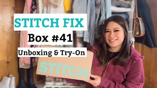 STITCH FIX Unboxing and Try-on Box#41 Stitch Fix Review