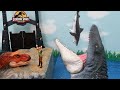 Dinosaur Movie - Jurassic World 2 Best Scene. Mosasaurus Eat Shark