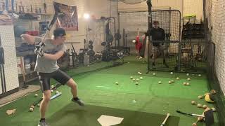 12/20/21 Wood Bat Front Toss (with KR3 Maple 271)