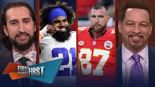 Chiefs extend Travis Kelce, Cowboys re-sign Zeke & Eagles win the Draft? | NFL |