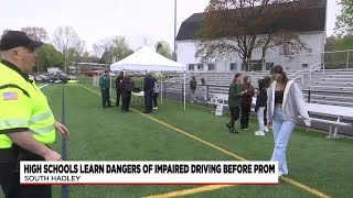 South Hadley students receive pre-prom interactive lesson on impaired driving dangers