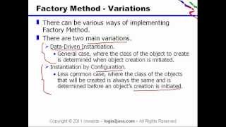 Factory Method pattern -- Context 2