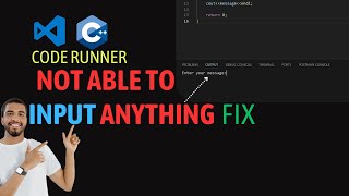 VS Code not taking any inputs when running c/c++ code using code runner [FIX]