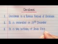 christmas 10 lines in english essay on christmas festival christmas essay in english 10 lines