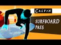 BJJ Guard Pass Idea #8 - Surfboard Pass - demonstrated by Calvin  ||  We Shall Pass !!