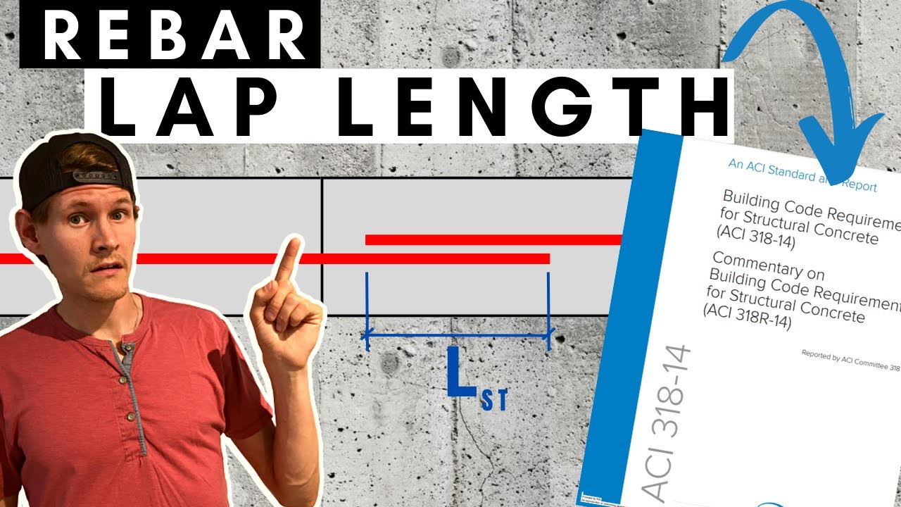 ACI 318 Rebar Lap Length Chart