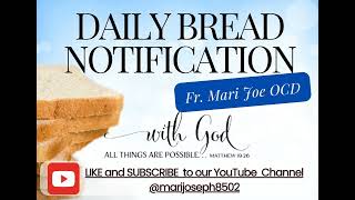 Daily Bread with Fr. Mari Joe OCD