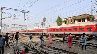 15097 (BHAGALPUR - JAMMU TAWI) AMARNATH EXPRESS ARIVING AT SAHARANPUR JN.!