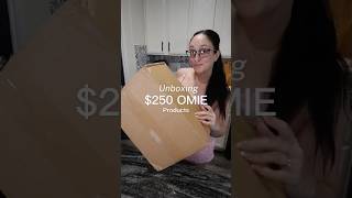 Unboxing $250 worth of omie products.      #omie #lunchbox￼￼ #packinglunch #youtubeshorts