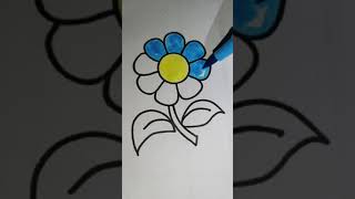 So satisfying colouring flower#art#drawing#artandcraft #colors