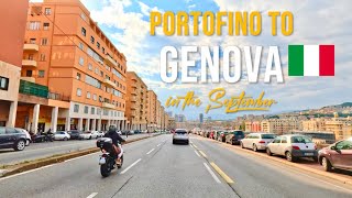 Driving in Italy 🇮🇹 from Portofino to Genova in September 2024