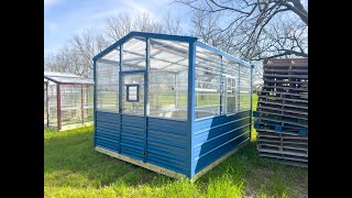 10x12x7 Deluxe Style Greenhouse DSGR 7479 1012 021123