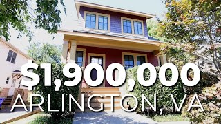 Tour this $1,900,000 home in Arlington VA!