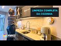 LIMPEZA COMPLETA DA COZINHA EM POUCO TEMPO | OSF Rafa Oliveira