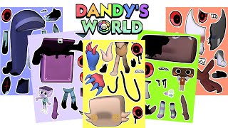 Twisteds Dandy's World PaperDIY StickerBook Decorating epsode2 🤖 The hidden secret of Dandy's world