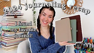 JOURNAL REVIEW \u0026 RECAP 2024🩷✨ (the journals I wrote in this year!)