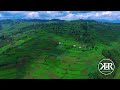 WELCOME TO UGANDA. THE PEARL OF AFRICA. AERIAL VIEW OF LAKE BUNYONYI