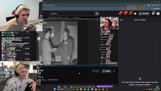 xQc Reacts to Himself Realizing he Touched Hitler's Hand