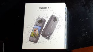 Insta 360 x4 Распаковка и примеры видео.