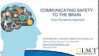 Free Safety Webinar: Communicating Safety to the Brain