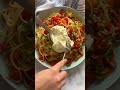 Spaghetti with Tomatoes, Basil, & Burrata #shorts